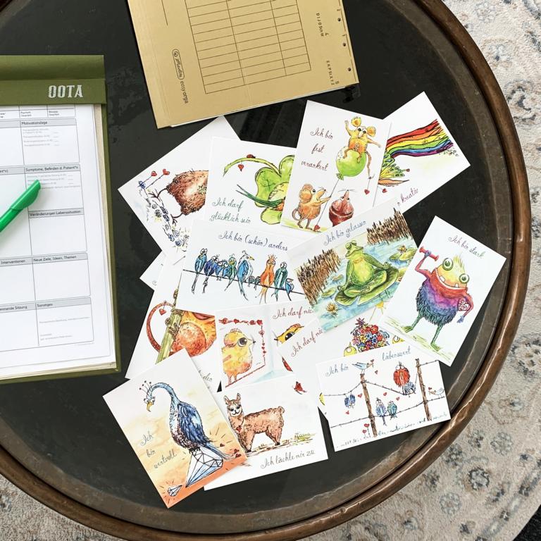 Therapiekram Postkarten Set Ich-Affirmationen Therapiekram Postkarten Set Ich-Affirmationen