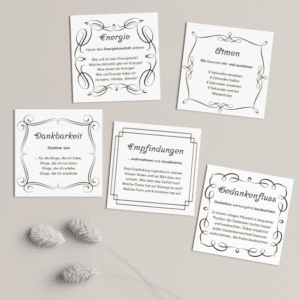 Therapiekram - Achtsamkeits-Challence mit 36 Achtsamkeitsübungen zum Ausdrucken. Printable, Therapietools Achtsamkeit für Psychotherapie und Coaching.