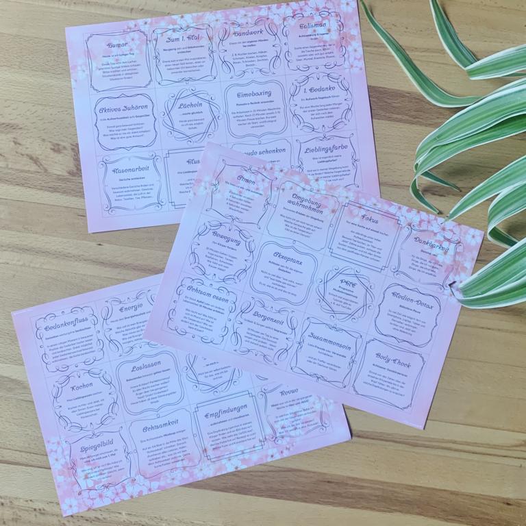 Therapiekram - Achtsamkeits-Challence mit 36 Achtsamkeitsübungen zum Ausdrucken. Printable, Therapietools Achtsamkeit für Psychotherapie und Coaching. Therapiekram - Achtsamkeits-Challence mit 36 Achtsamkeitsübungen zum Ausdrucken. Printable, Therapietools Achtsamkeit für Psychotherapie und Coaching.