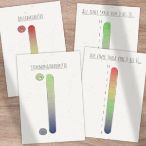 Therapiekram Arbeitsblätter Vorlage für Skalierungsfragen. Visualisierung von Skalierungen, Lösungsorientierte Kurzzeittherapie, Therapietools
