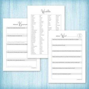 Therapiekram Arbeitsblätter Set