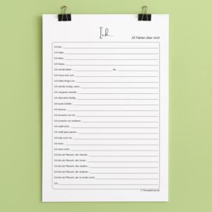 Therapiekram Arbeitsblatt 