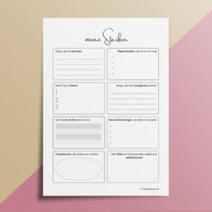 Therapiekram Arbeitsblatt