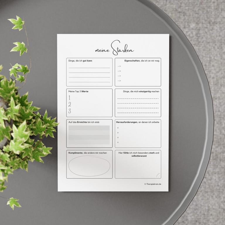 Therapiekram Arbeitsblatt Therapiekram Arbeitsblatt