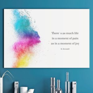 Therapiekram-Poster-Act-Leben-in-Schmerz-und-Freude-Akzeptanz-Commitment-Therapie