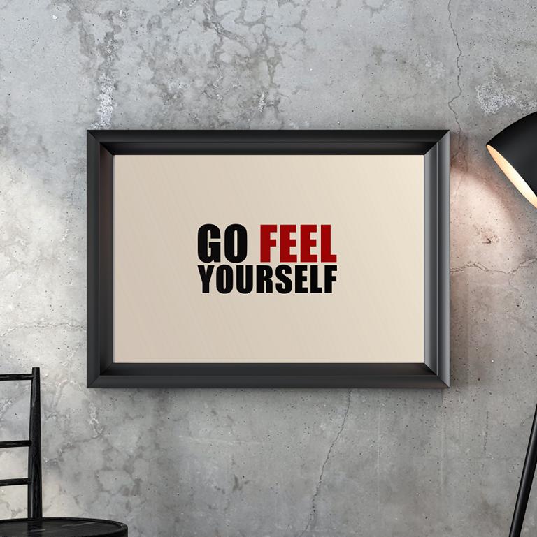Therapiekram-Poster-Go-feel-yourself-Therapie-Achtsamkeit (6) Go feel yourself Poster, Digitale Vorlage zum Ausdrucken, Therapiekram Therapietools