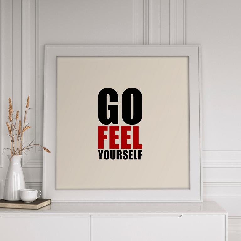 Therapiekram-Poster-Go-feel-yourself-Therapie-Achtsamkeit (7) Go feel yourself Poster, Digitale Vorlage zum Ausdrucken, Therapiekram Therapietools