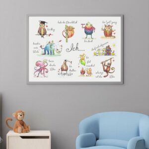 Therapiekram Poster Ich-Affirmationen: 10 positive Statements über