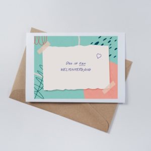 Therapiekram Poster Postkarte Vorlage