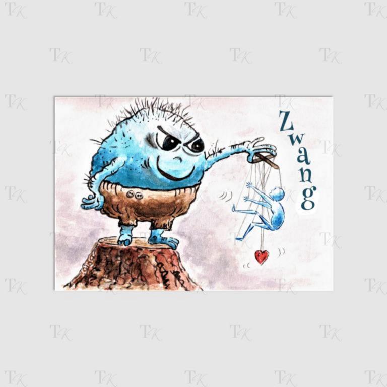 Therapiekram Psychische Störungen Monster Aquarellmalerei Zwang Therapiekram Psychische Störungen Monster Aquarellmalerei Zwang