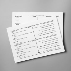 Therapiekram Überlebensregel Arbeitsblatt mit Beispiel, Lebensregel, Grundannahmen