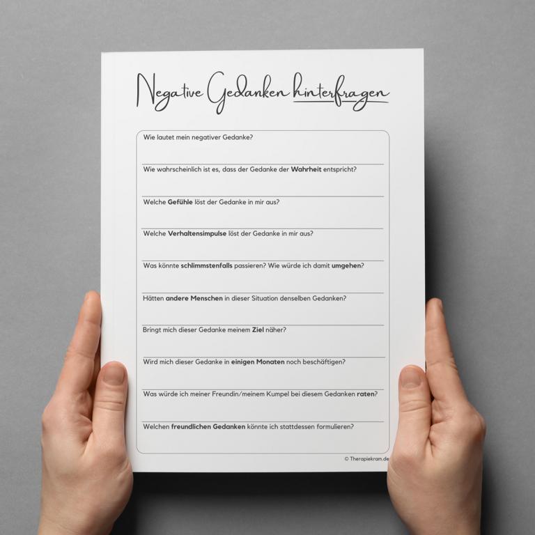 Therapiekram-negative-gedanken-hinterfragen-Arbeitsblatt-Vorlage-Therapietools-kognitive-Umstrukturierung (3) Therapiekram Arbeitsblatt Vorlage Negative Gedanken hinterfragen, kognitive Umstrukturierung, Verhaltenstherapie Therapietools